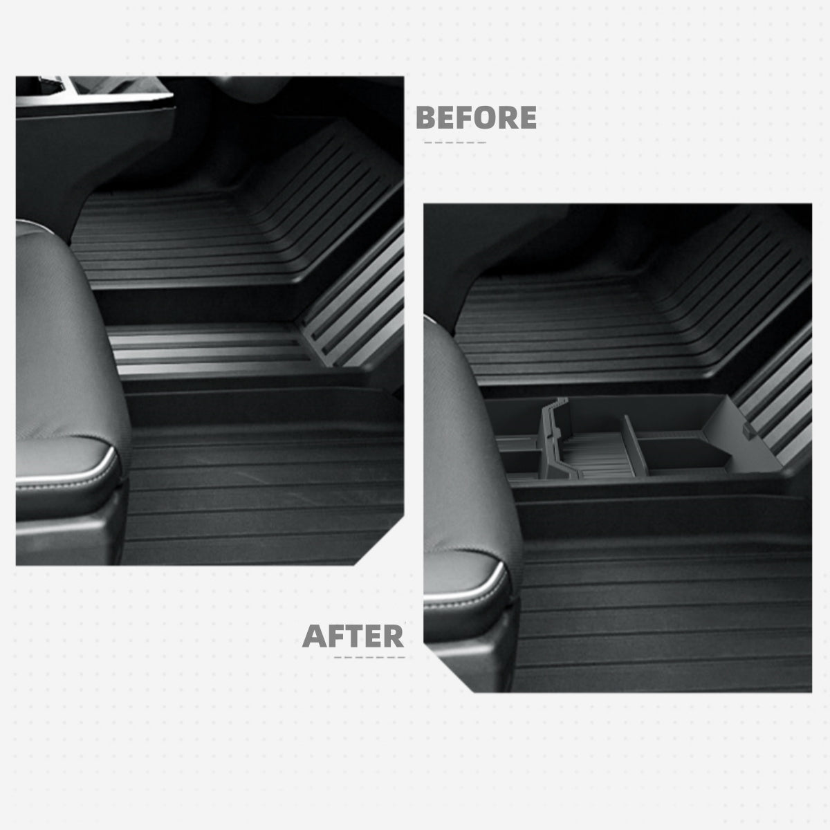 Box di archiviazione ABS per console centrale inferiore Tesla Cybertruck