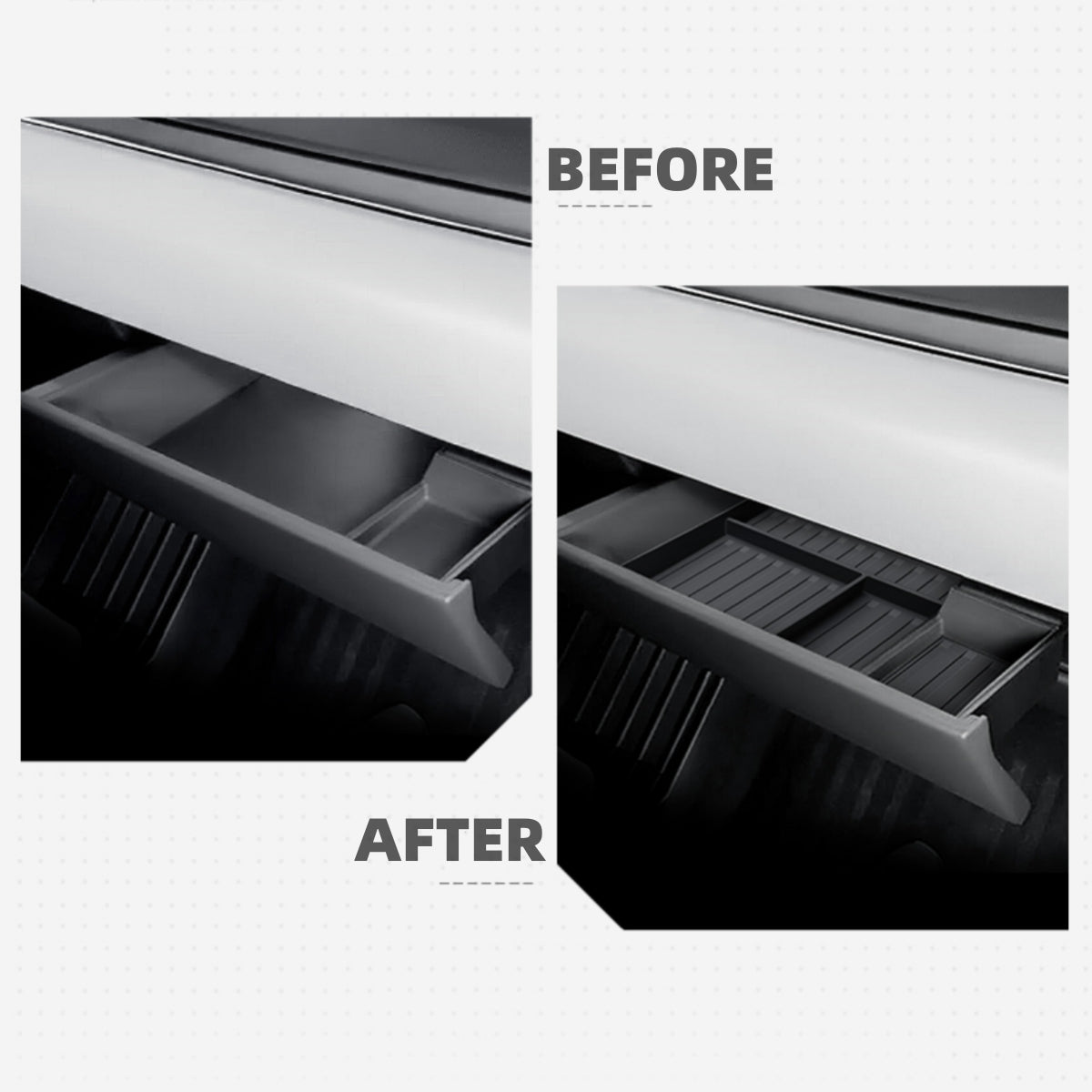 Hochwertige Handschuhbox-Organisatorbox für Cybertruck