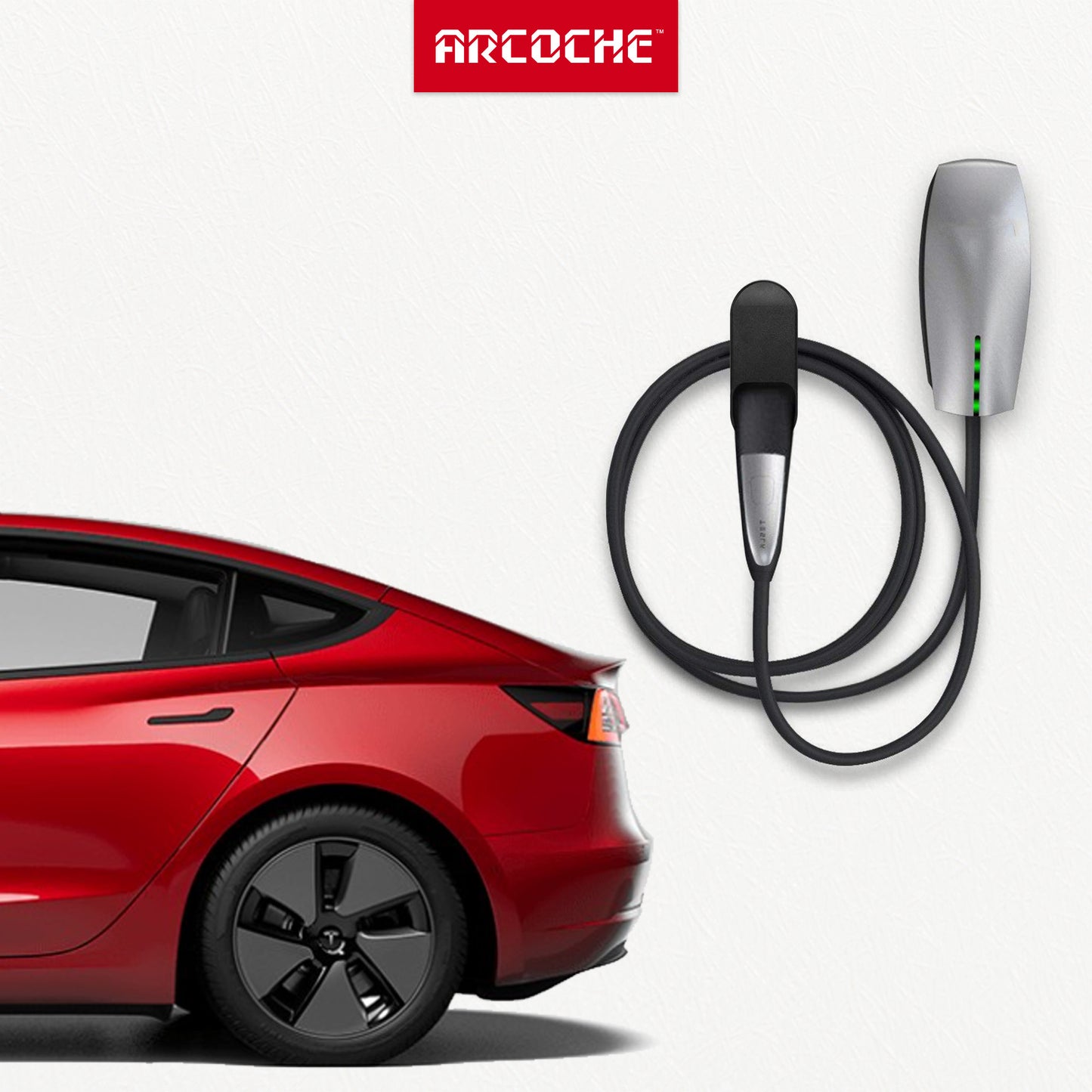 charging cable organizer tesla model 3 Y X S car 2022 2023 2021 2020 s3xy arcoche accessories accessory aftermarket price Vehicles standard long range performance sr+ electric car rwd ev interior exterior diy decoration price elon musk must have black white