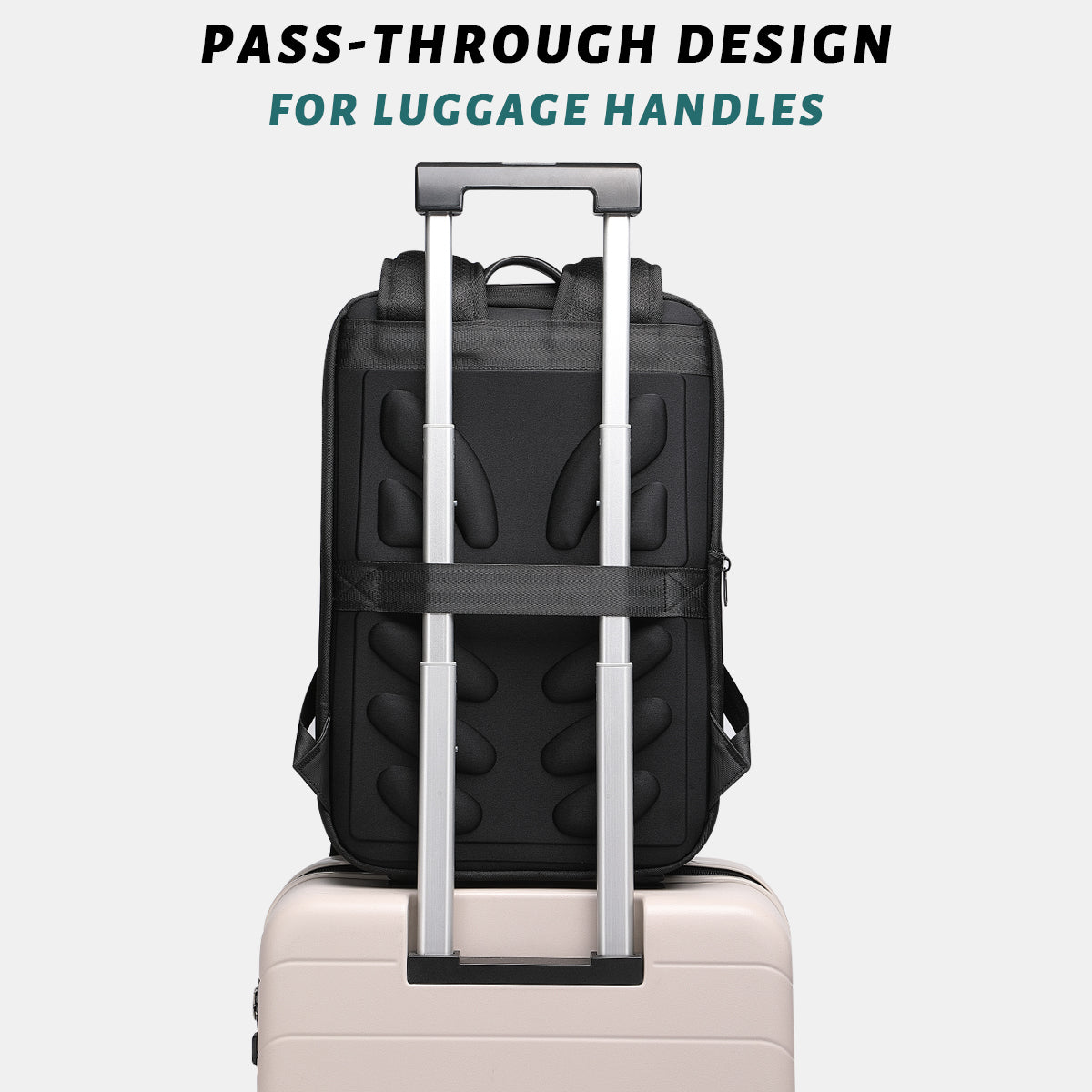 CyberBackPack Sac d'ordinateur portable extensible et fonctionnel pour les affaires, les jeux et les voyages - durable, élégant et sécurisé, équipé d'un port de chargement USB