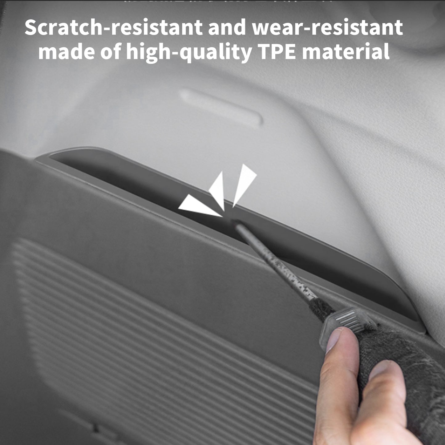 Trunk Organizer Box for Toyota Sienna 2021-2026 TPE Side Trunk Storage Multipurpose Car Storage Box Blocks Trunk Divider