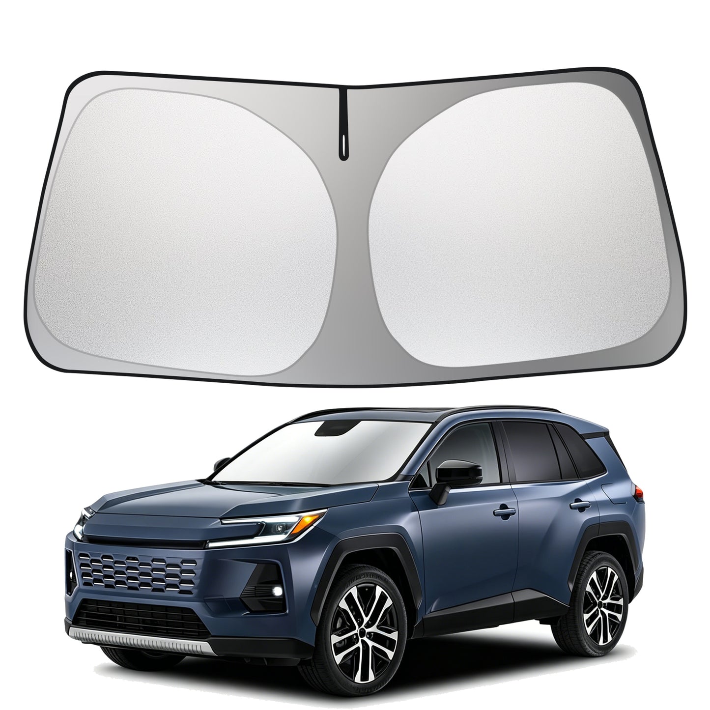 Parasol para parabrisas para Toyota RAV4 2025 2026 LE, XLE, Premium, XSE, Limited, SE, TRD Visera todoterreno para ventana delantera, protector solar, bloqueador UV &