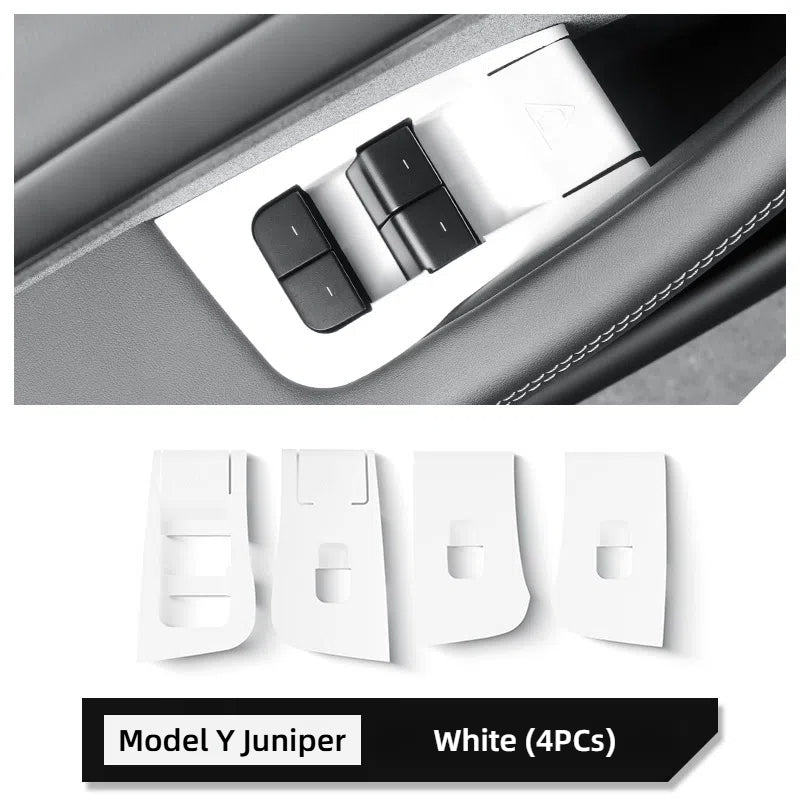 Okno zvedače přepínače Dveře Otevřete panel zvedáku rukojeti pro 2025+ nový model Y Juniper