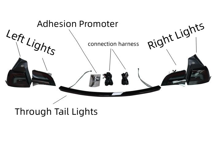 tesla model 3 Y car 2022 2023 2021 2020 2019 2018 s3xy Through Tail Dynamic Lamp Set arcoche accessories accessory aftermarket price Vehicles standard long range performance sr+ electric car rwd ev interior exterior diy decoration price elon musk must have black white red blue 5 7 seats seat