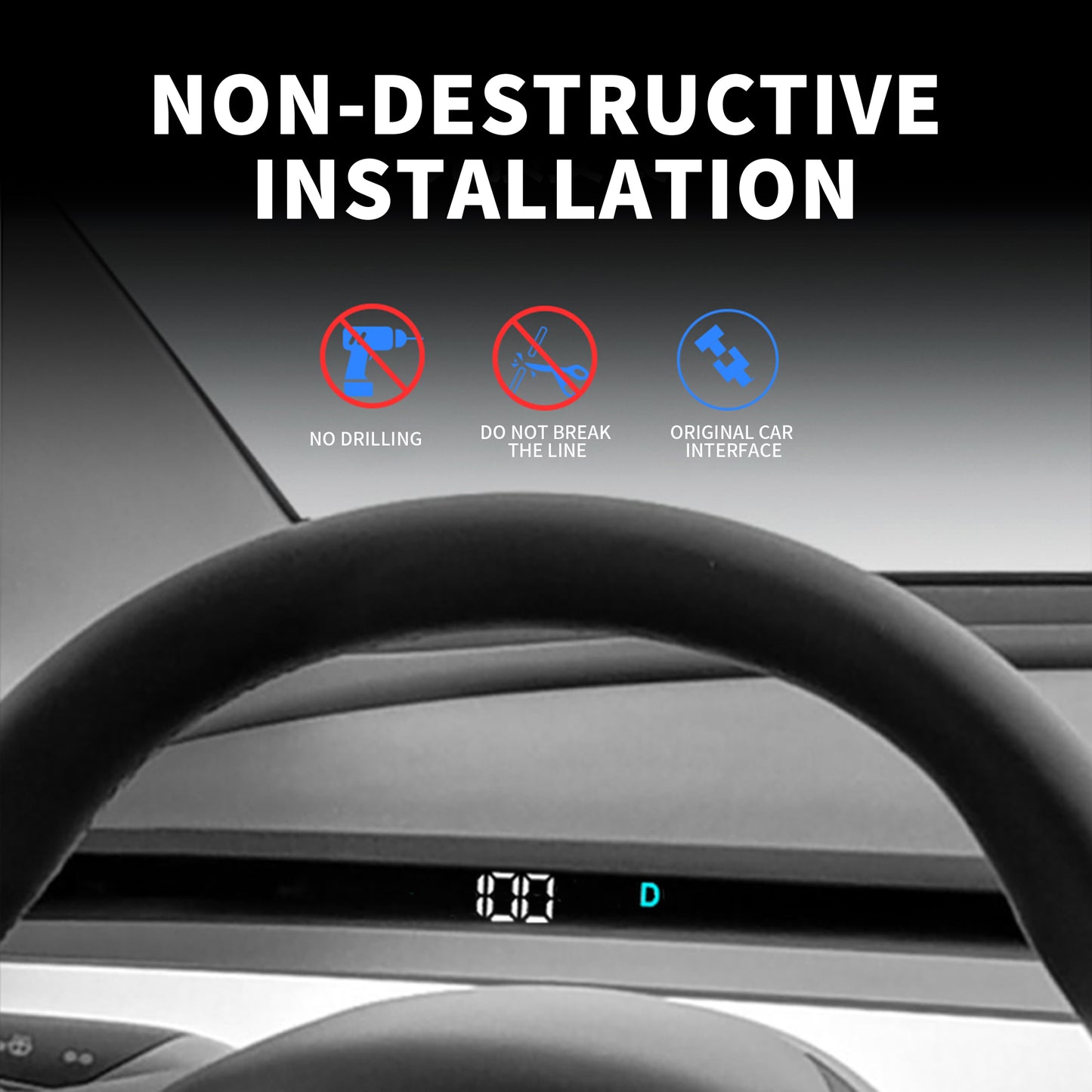 tesla model 3 Y 2022 2023 2021 s3xy all air stopwatch speed lcd air conditioner outlet head up display speedometer hud real time driving data must have accessories accessory aftermarket price standard long range performance sr+ electric car rwd ev interior exterior diy decoration price elon musk black white red blue