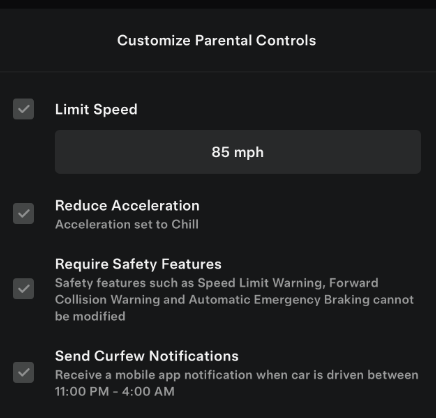 Update Summary for Tesla App Version 4.35.5