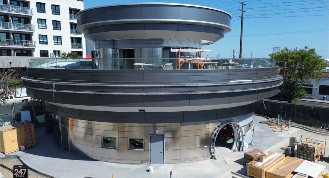 Tesla's Hollywood Diner: Stainless Steel Facade and New Job Opportunities [Photos + Video]