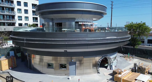 Tesla's Hollywood Diner: Stainless Steel Facade and New Job Opportunities [Photos + Video]