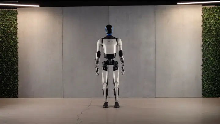Tesla introduces its latest iteration of humanoid robot, marking its debut on the technological stage.