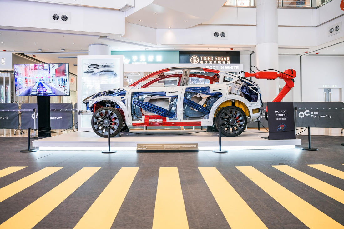 Tesla Model 3 Highland RHD showcased in Hong Kong