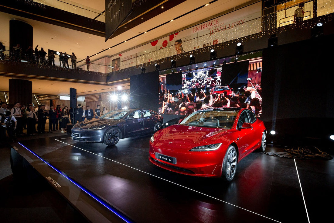 "Tesla Unveils Experience Hub in Malaysia, Unleashes Enhanced Model 3"