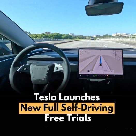 Tesla Launches New Round of Free FSD Trials