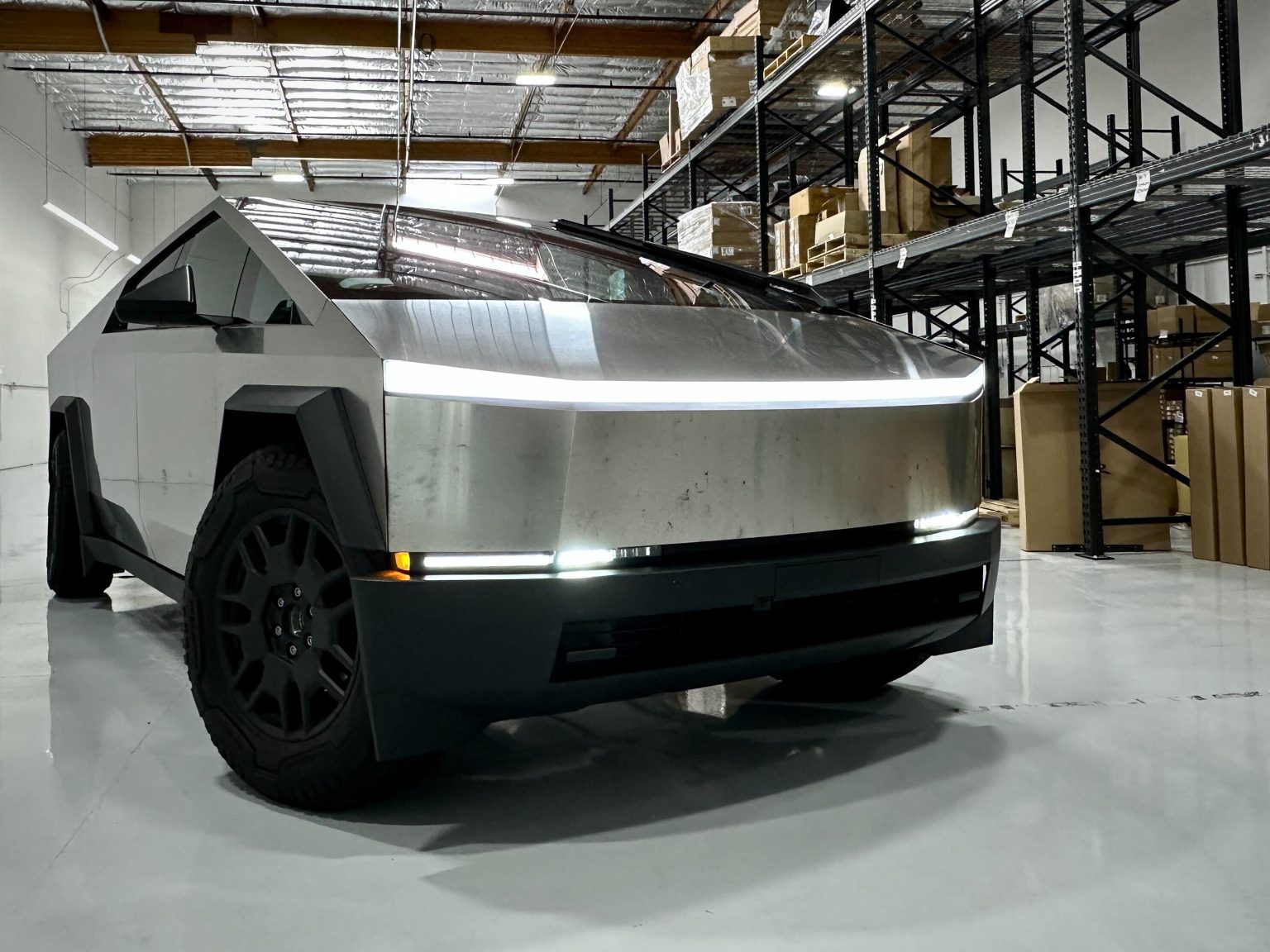 The Tesla Cybertruck, which was previously overturned, is now availabl ...