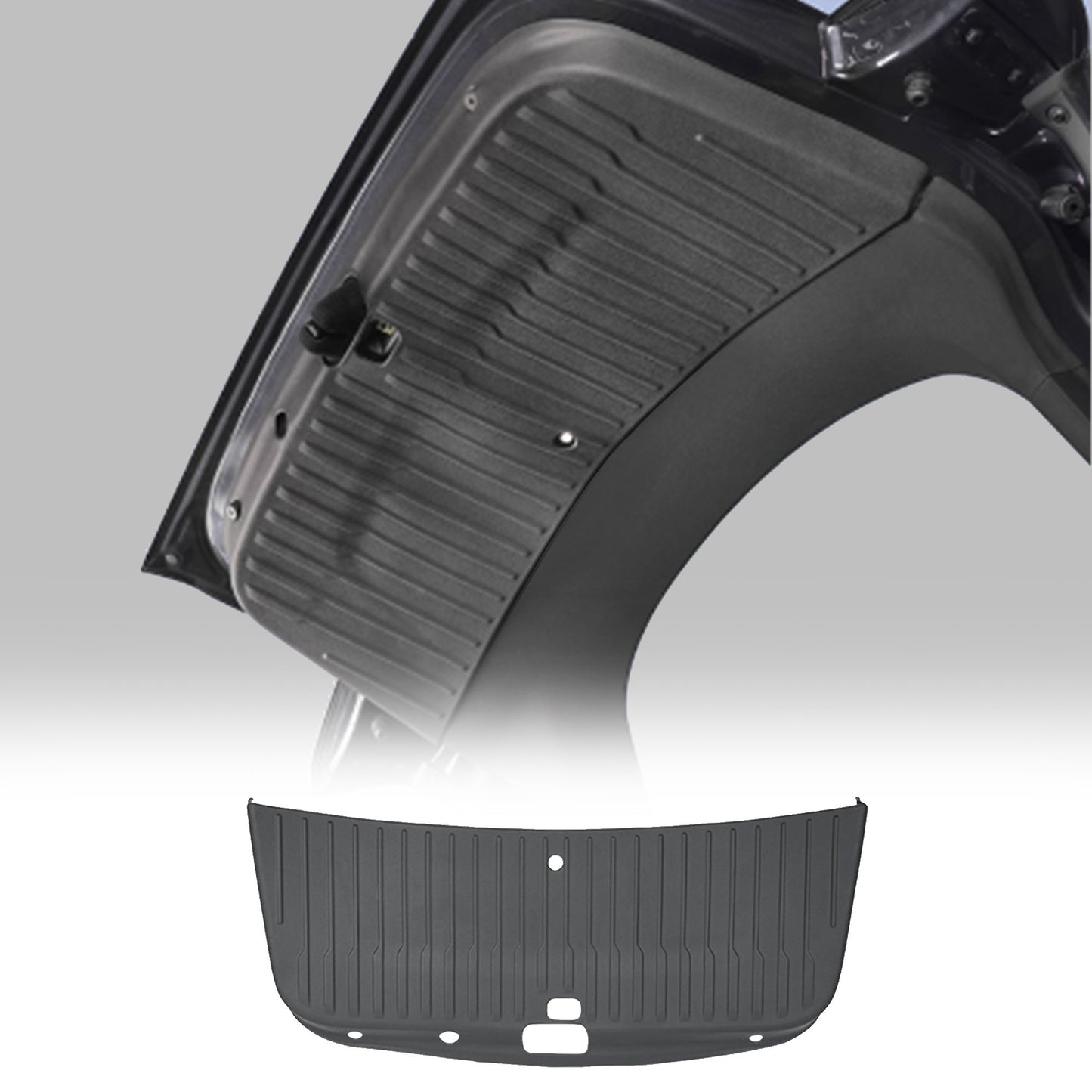 Trunk Tailgate Mat for Tesla Model Y Juniper 2025 2026 (5-Seater) – TPE Rear Door & Cargo Protector Pad Model y Juniper Accessories