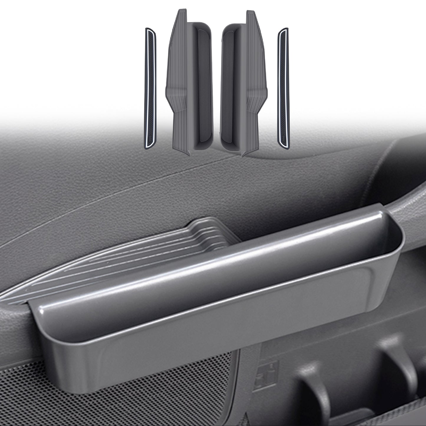 Car Door Organizer Tray for Sienna 2021 2022 2023 2024 2025(2PCS),Hanging Storage Box Pocket for Sienna Accessories