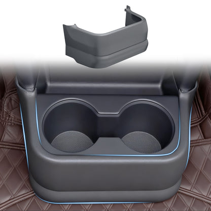 Center Console Rear Cup Holder Anti Kick Cover for Sienna 2021 2022 2023 2024 2025 2026,Rear Cup Holder Panel Cover for Sienna LE Limited Platinum SE XLE XSE