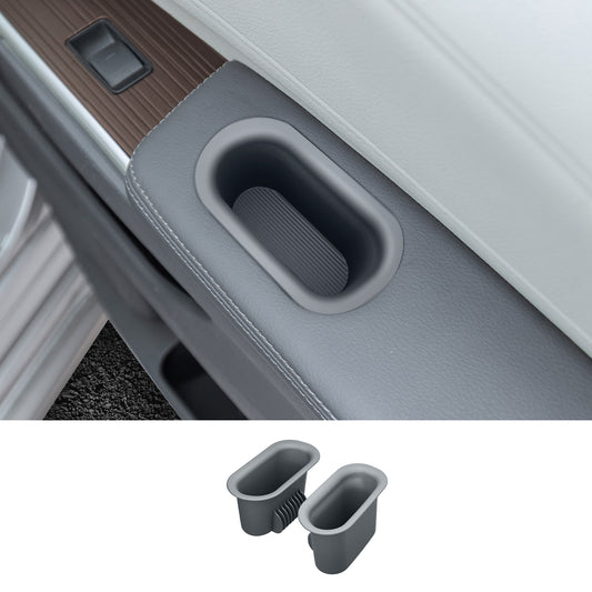 Car Door Organizer Tray for Sienna 2021 2022 2023 2024 2025 Front Door Side Storage Box Organizer Tray Pocket Armrest Container Interior Accessories for Sienna (2PCS)