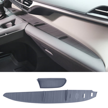 3PCS Center Console Panel Non-Slip Silicone Pad for Sienna Accessories 2021-2025,Central Control Panel Original Car Texture Cover for Sienna LE Limited Platinum SE XLE XSE