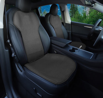 Assento de carro almofada de gelo tecido respirável capas de assento para o modelo 3 / y novo modelo 3 highland