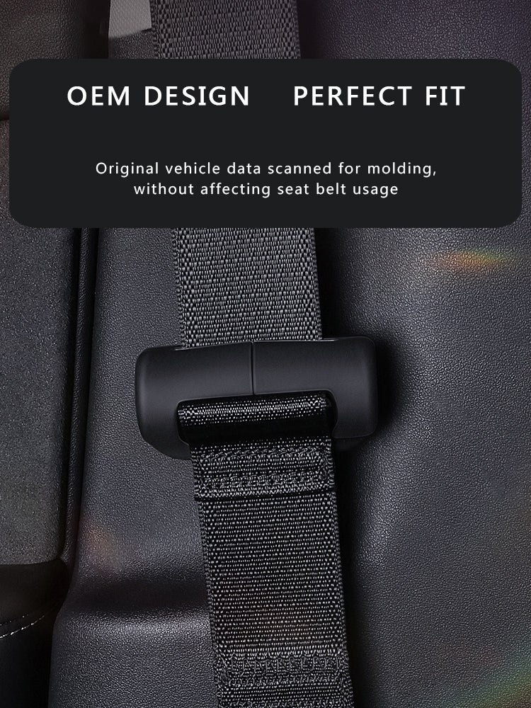 Couvertures de boucle de ceinture de sécurité de silicone de High-Elastic pour tout le modèle 3/Y/S/X nouveau modèle 3 Highland