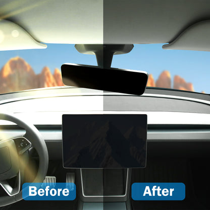 Dashboard Cover Model Y Juniper Accessories [Anti-Glare and Sun Protection] Suede Dash Mat for New Model Y Juniper 2025 2026 Dashboard Decorative Interior Auto Accessories (Black)