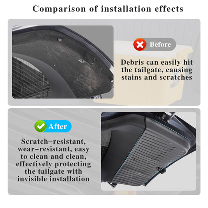 Trunk Tailgate Mat for Tesla Model Y Juniper 2025 2026 (5-Seater) – TPE Rear Door & Cargo Protector Pad Model y Juniper Accessories