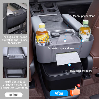 Center Console Rear Armrest Organizer for Sienna 2021 2022 2023 2024 2025 2026,Central Control Organizer for Sienna Interior Accessories