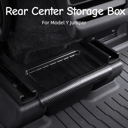 Organizátor zadní konzoly s víkem proti skluzu | Úložný box Gen 2 TPE pro model Tesla Y 2020-2025 Juniper