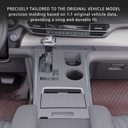 Center Console Non-Slip Silicone Cover for 2021-2025 Sienna Accessories,Center Console Gear Shift Cover for Sienna LE Limited Platinum SE XLE XSE