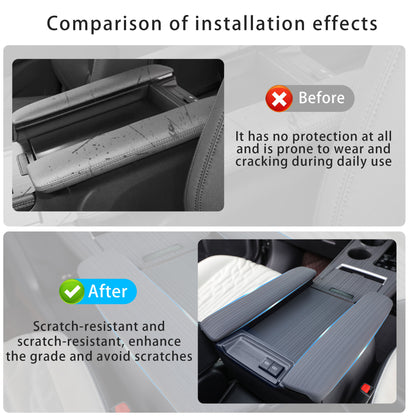 Center Console Cover for Sienna Accessories 2021-2025,Center Console Armrest Side Cover for Sienna LE Limited Platinum SE XLE XSE (2PC)