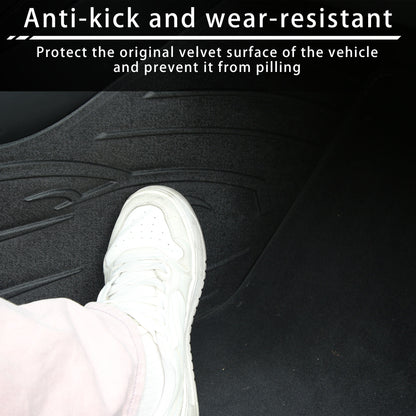 Center Console Side Anti-Kick Mats for 2025 2026 Tesla Model Y Juniper Waterproof & Dust Resistant Protector Cover Front Seat Side with car line Patterns TPE Material Interior Accessories 2PCS