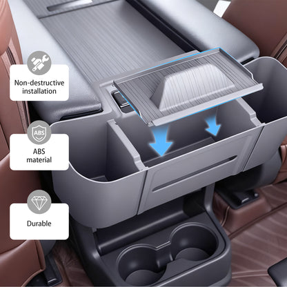 Center Console Rear Armrest Organizer for Sienna 2021 2022 2023 2024 2025 2026,Central Control Organizer for Sienna Interior Accessories