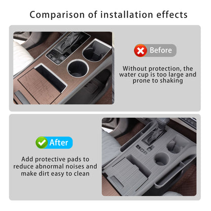 Center Console Cover Organizer Tray for Sienna 2021-2025,Central Control Silicone Gear Shift Panel Trim Cover Interior Storage Box for Sienna Accessories