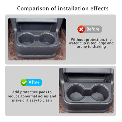 Center Console Rear Cup Holder for Sienna 2021 2022 2023 2024 2025,Cup Holder Organizer for Sienna LE Limited Platinum SE XLE XSE