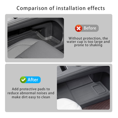 Center Console Organizer Lower Tray for Sienna 20212022 2023 2024 2025 2026 Sienna Accessories,Silicone Lower Center Console Tray Interior Storage Box for Sienna