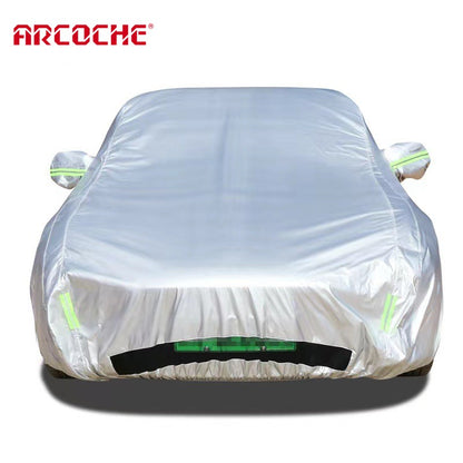 Cubierta de coche impermeable para todo tipo de clima para automóviles, protección contra el sol, la lluvia, el polvo y la nieve para el modelo 3/Highland/Y
