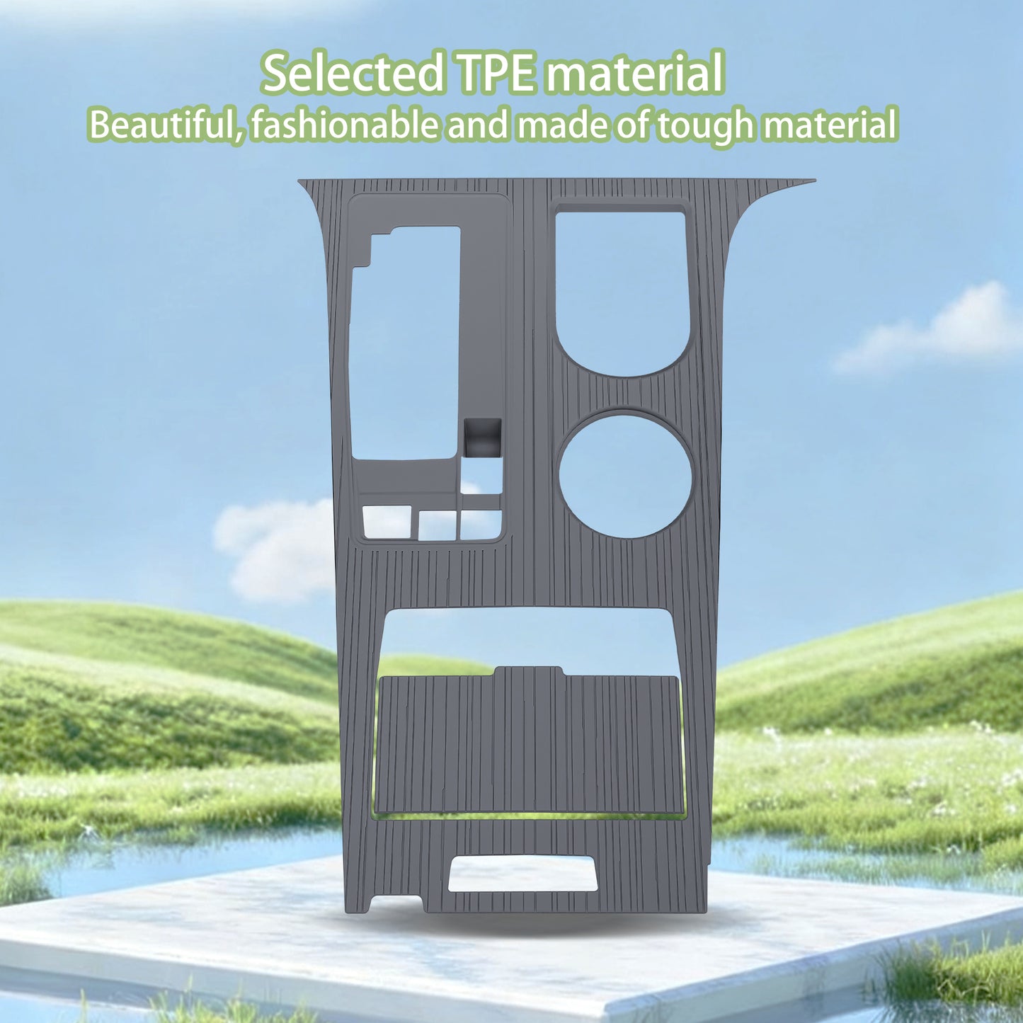 Center Console Non-Slip Silicone Cover for 2021-2025 Sienna Accessories,Center Console Gear Shift Cover for Sienna LE Limited Platinum SE XLE XSE