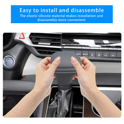 Silicone Gear Shifter Trim Cover for Sienna 2021-2025,Center Console Gear Shift Head Protection Cover Automatic Gear Shift Knob Cover Interior Accessories