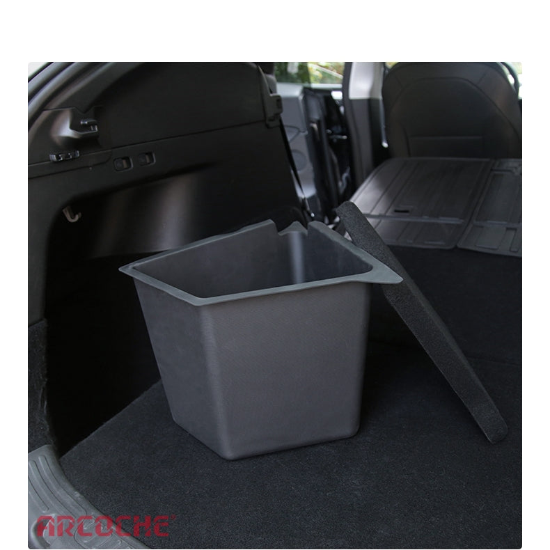Hinten Innen Kofferraum Haken Kofferraum Haken Einkaufstüte Ersatz  Aluminium Legierung für Tesla Modell 3 (Schwarz) 4