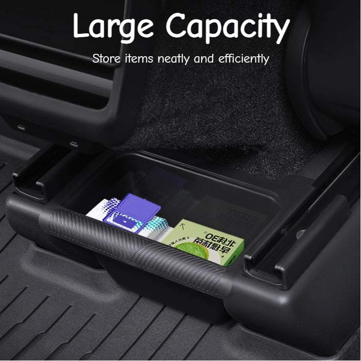 Organizátor zadní konzoly s víkem proti skluzu | Úložný box Gen 2 TPE pro model Tesla Y 2020-2025 Juniper