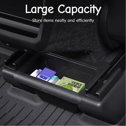 Organizátor zadní konzoly s víkem proti skluzu | Úložný box Gen 2 TPE pro model Tesla Y 2020-2025 Juniper