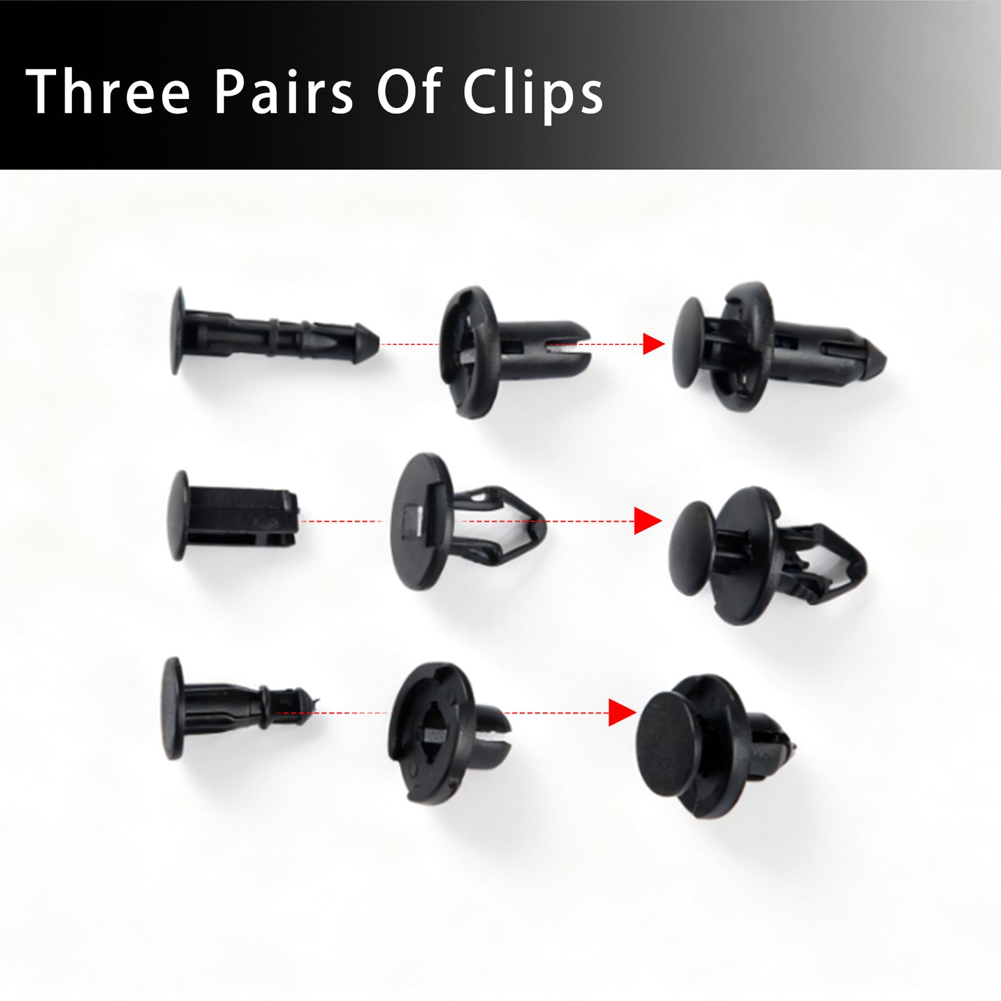 For Tesla Retainer Clips & Rivets Set – 20 Sizes, Includes 6 Tools | Compatible with Model 3/Y/S/X/Cybertruck | OEM Standard Quality