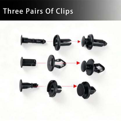 For Tesla Retainer Clips & Rivets Set – 20 Sizes, Includes 6 Tools | Compatible with Model 3/Y/S/X/Cybertruck | OEM Standard Quality