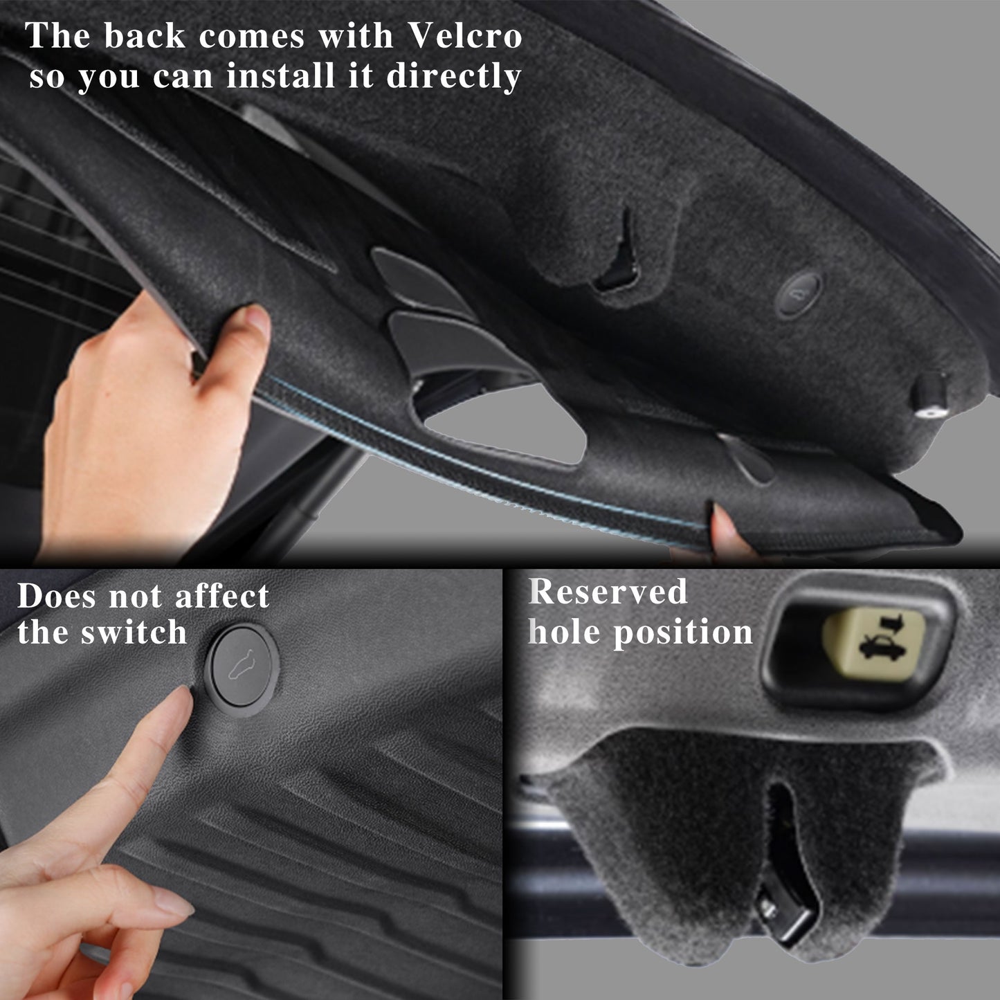 Trunk Tailgate Mat for Tesla Model Y Juniper 2025 2026 (5-Seater) – TPE Rear Door & Cargo Protector Pad Model y Juniper Accessories