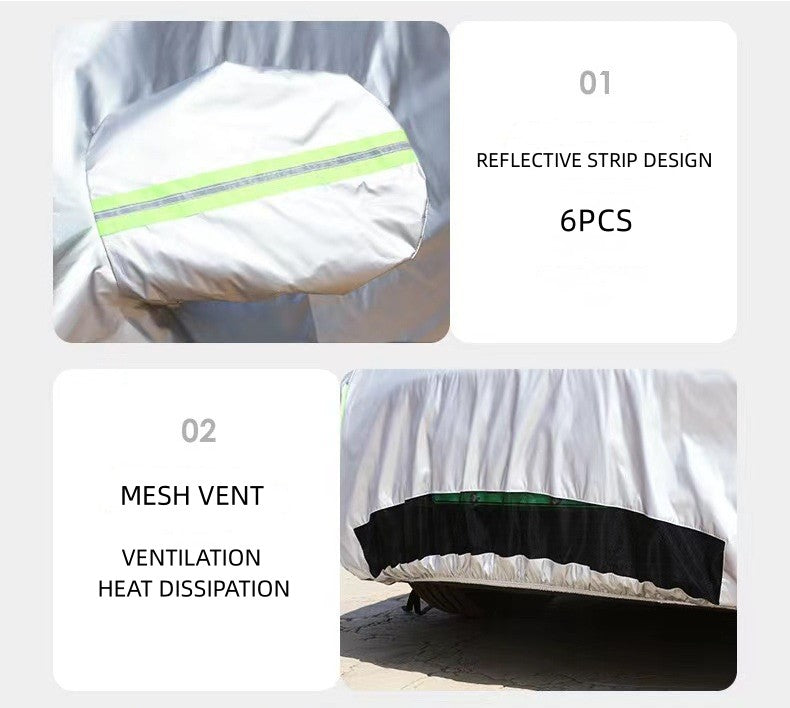 Car Cover Waterproof All Weather for Automobiles, Sun Rain Dust Snow Protection for Model 3/Highland/Y
