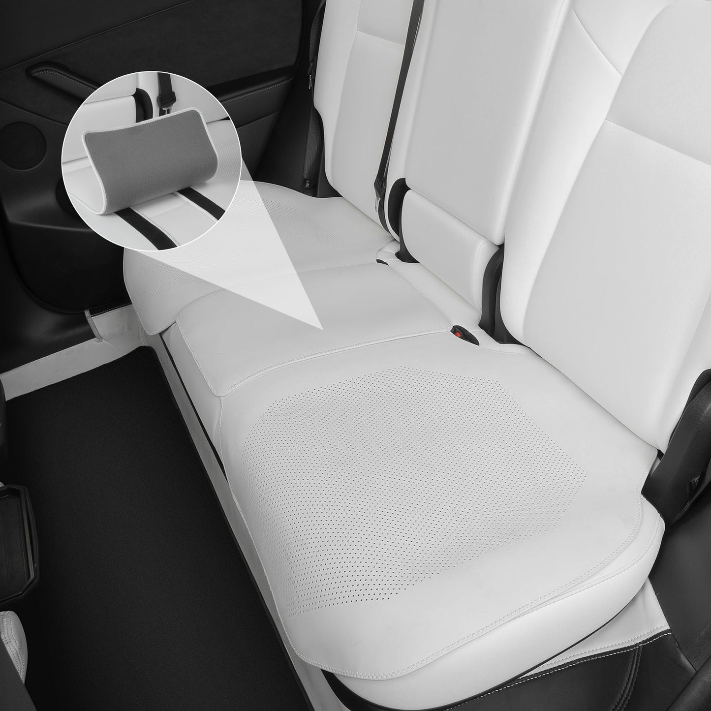 Breathable Ultra-Thin Leather Seat Cushion for All Cars