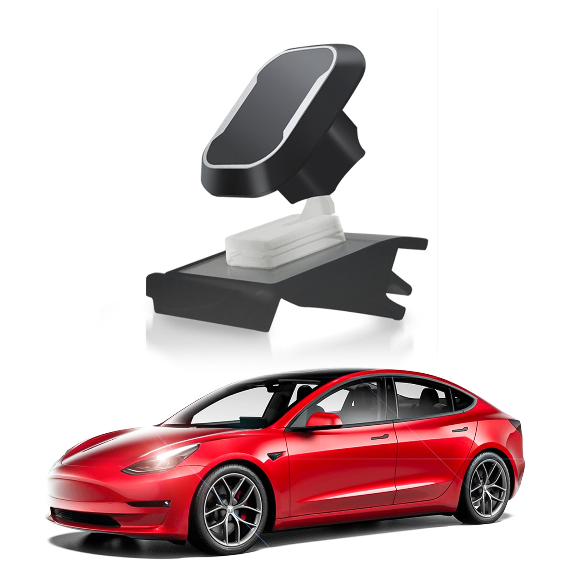 Voiture Magnétique Ventouse Téléphone Portable Support Pour Tesla