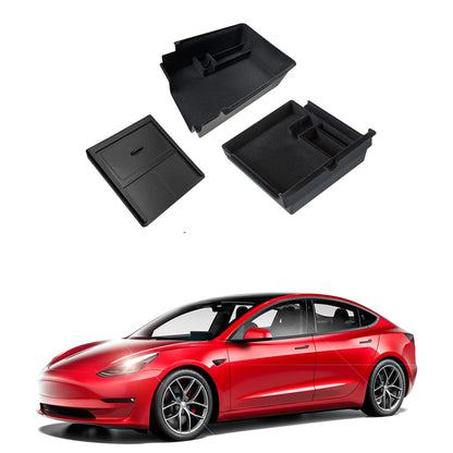 center console organizer 3 5 6 pieces pcs space store save flocked flocking tesla model 3 Y car 2022 2023 2021 arcoche accessories accessory aftermarket price Vehicles standard long range performance sr+ electric car rwd ev interior exterior diy decoration price elon musk must have black white red blue 5 7 seats seat