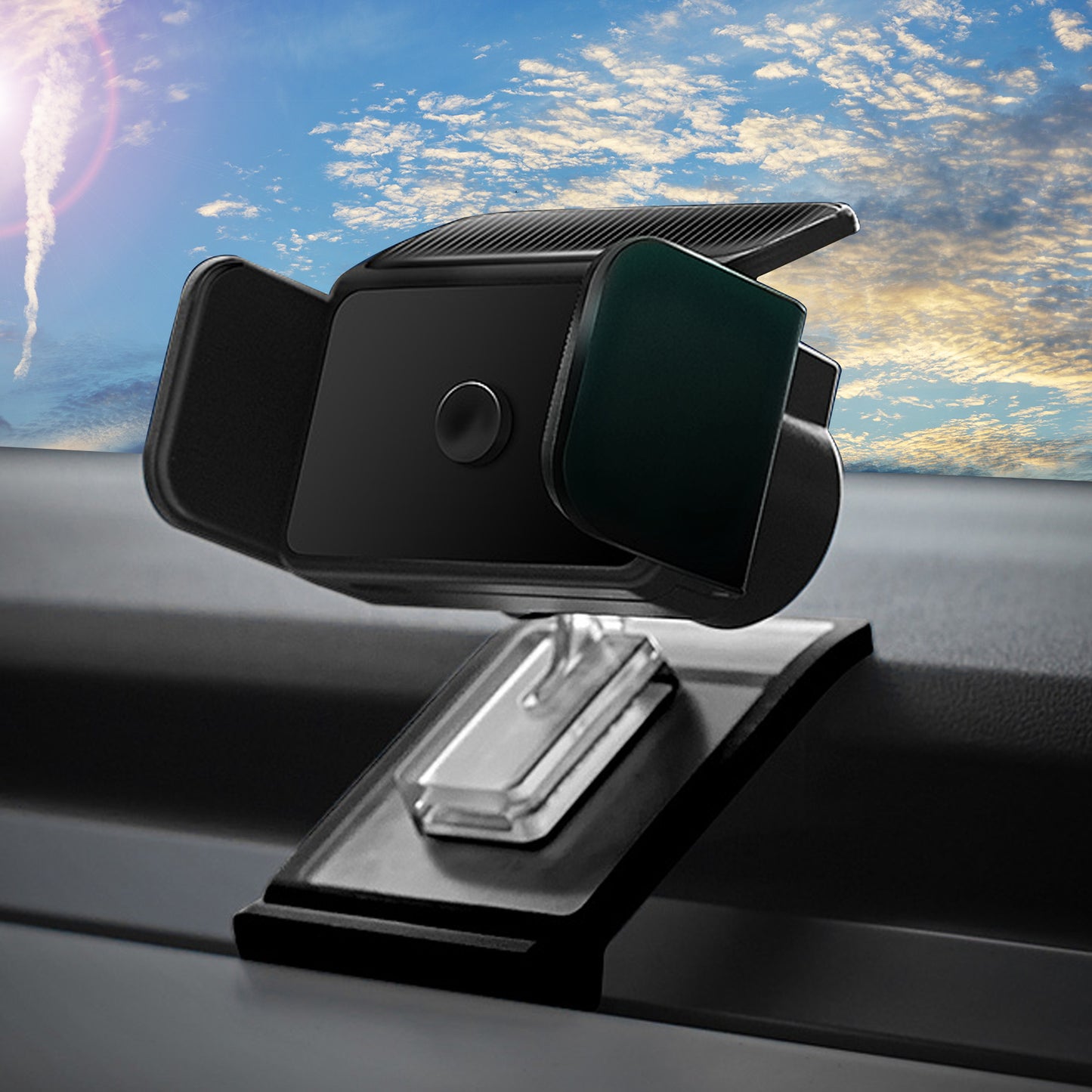 Phone Mount Electric for Model 3/Y Cellphone Holder with Solar Energy