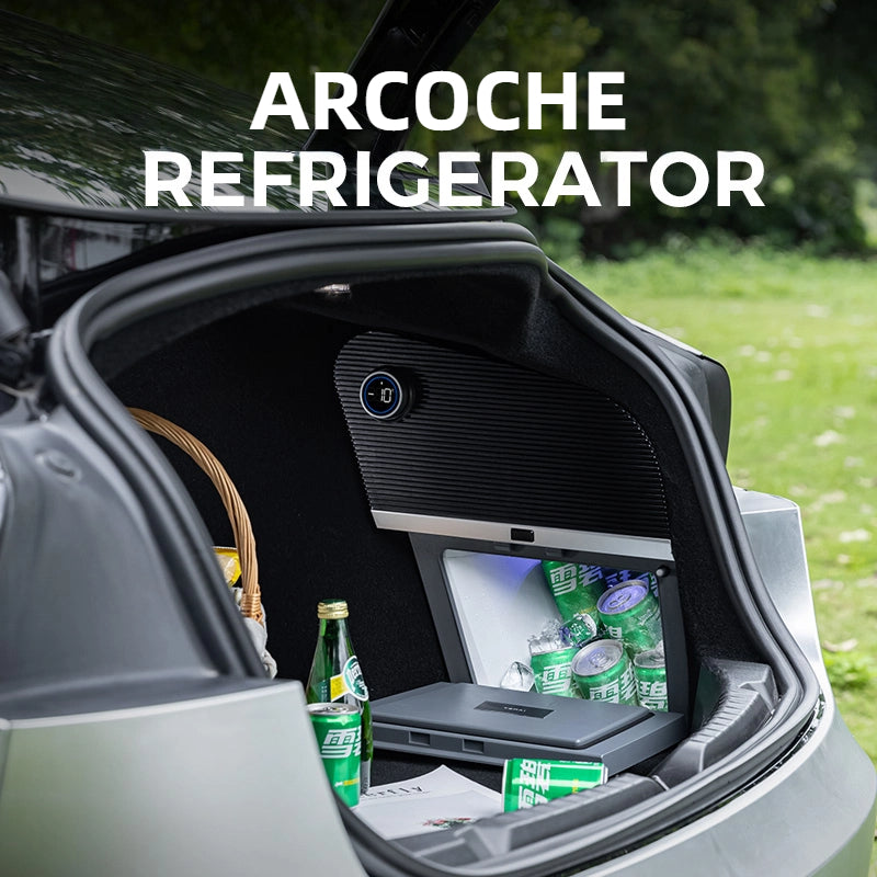 10L Rear Trunk Refrigerator Built-in Car Fridge Hidden Compressor Cool ...